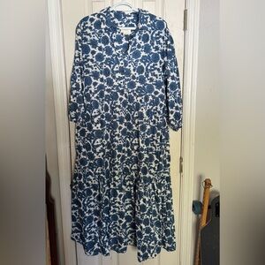 Anthropologie Bettina tiered shirt dress